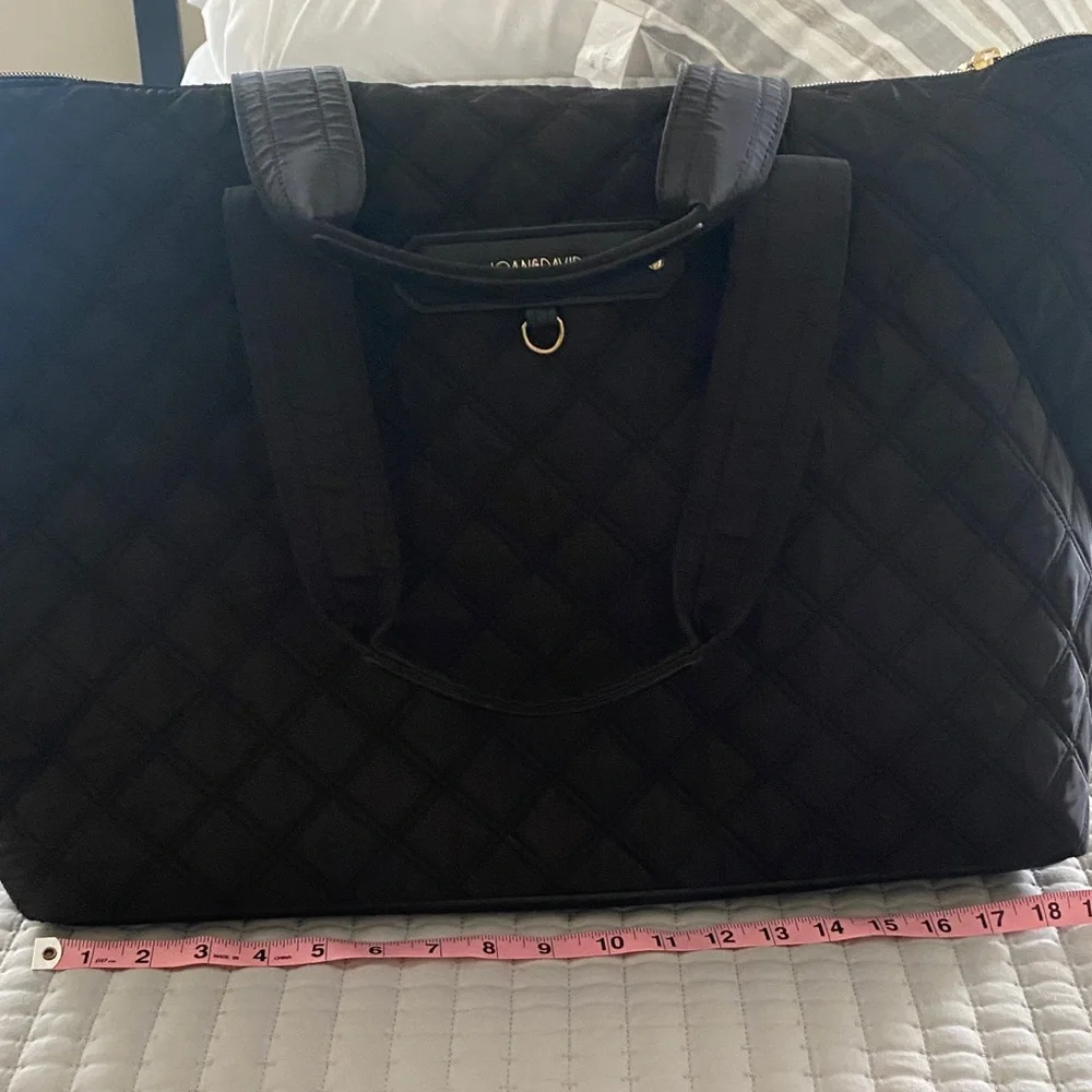 Joan & David Elegant Black Quilted Bag - Picture 5 of 5